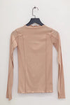 BASERANGE Long Sleeve T-Shirt TTML Collection Ribbed Cotton Portugal BAS-TTML-RB-SP24-HAPTIC